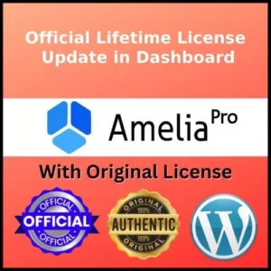 Amelia Booking - License Key Lifetime with Auto updates Elite Version,Amelia Booking - License Key Lifetime with Auto updates,Amelia Booking - License Key Lifetime,Amelia Booking - Lifetime License Key,Amelia Booking - Lifetime License Activation,WP Amelia Booking - Lifetime Activation,WP Amelia Booking Plugin,Best booking plugin,Amelia Booking plugin install and activation,